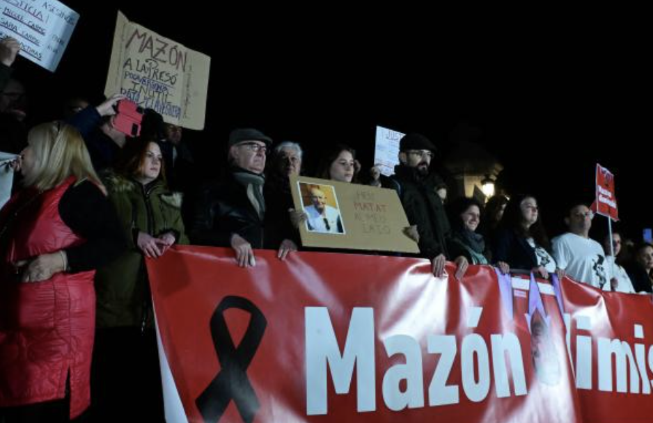 PROTESTAN EN VALENCIA, ESPAÑA, MÀS DE 80 MIL AFECTADOS POR INUNDACIONES DE OCTUBRE